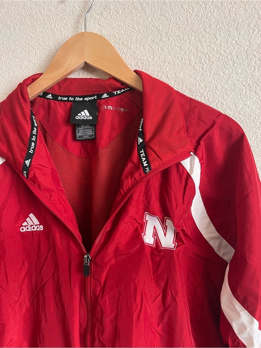 Adidas Nebraska Cornhusker Women’s Windbreaker